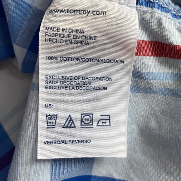 Tommy Hilfiger 🇺🇸 Boys  XL 20 Button-Down Shirt - Picture 6 of 6